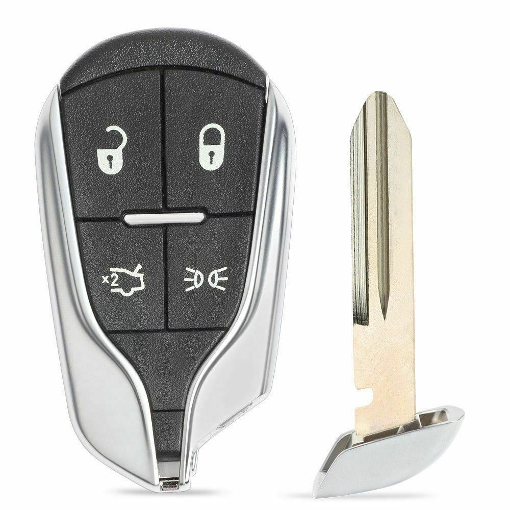 For Maserati Ghibli Quattroporte M3N7393490 433.92MHz ASK ID46 4 Button Remote Car Key Fob