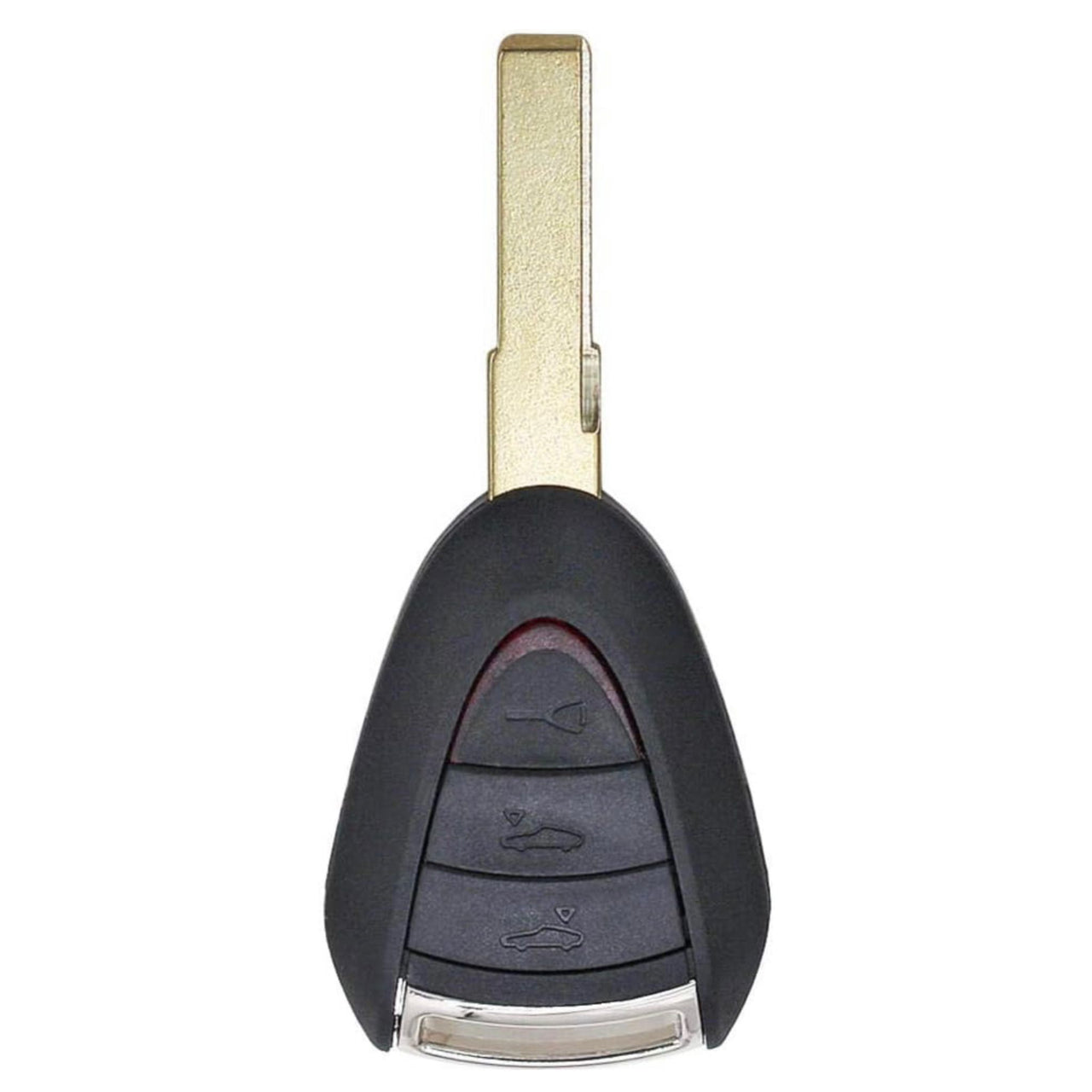 For Porsche 911 Carrera GT Boxster Cayman 3 Button Remote Key Shell