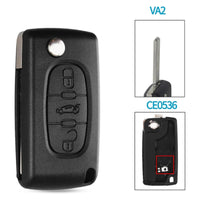 Thumbnail for For Peugeot Citroen Berlingo 433MHz ID46 VA2 2012DJ7679  2012DJ7678 3 Button Remote Car Key Fob