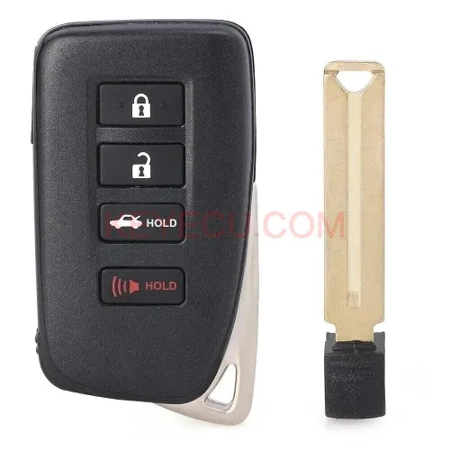 Board ID: 231451-3950, FCCID: HYQ14FLB Smart Remote Key 4 Buttons 314.3MHz Fob for Lexus IS300 IS350 RC300 RC350 RC F 2020 2021