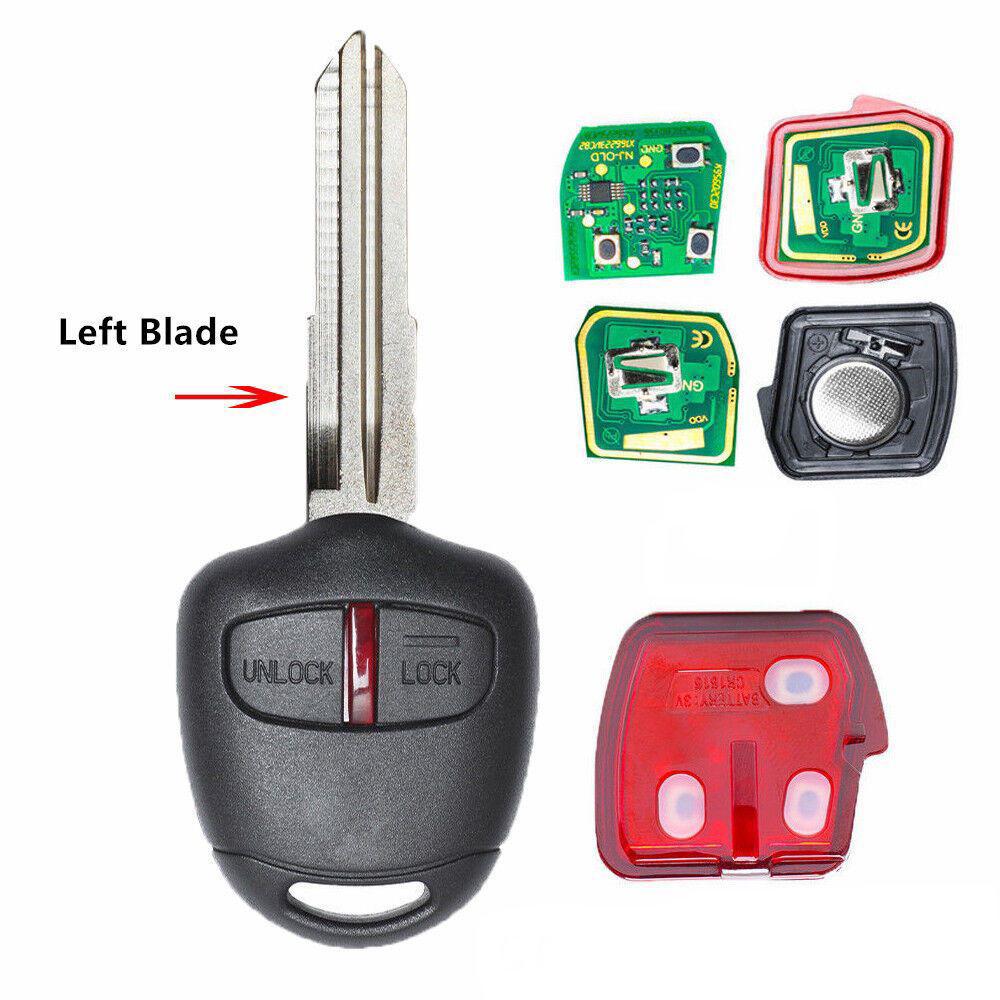 For Mitsubishi L200 Shogun Pajero Montero Triton MIT8 433MHz ID46 2 Button Car Key Fob