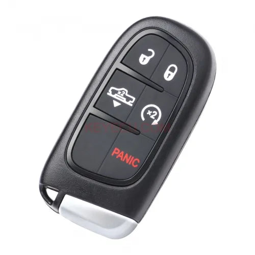 OEM / Aftermarket Smart Remote Key Shell Case Fob 5 Button Pad Cover for Jeep Cherokee Ram GQ4-54T