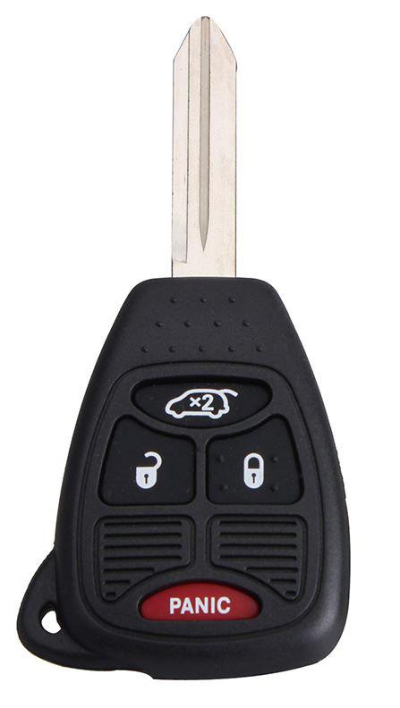 For Chrysler Dodge Jeep OHT692427AA 3+1 Button 315MHz ID46 Remote Car Key Fob