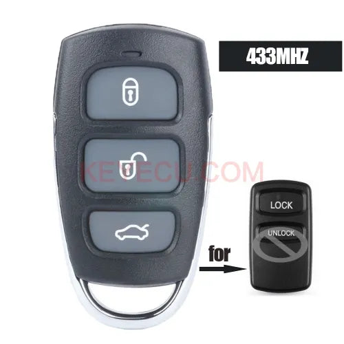 Remote Key Control 433MHz for Mitsubishi Outlander Lancer 2003 2004 2005 2006 2007