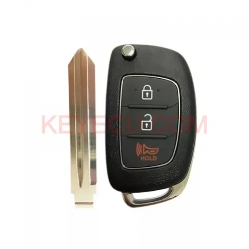 Original OEM 95430-1S011 / 95430-1S001 Flip Remote Key 3 Button 433MHz 4D60 80BIT for Hyundai HB20 OKA-866T