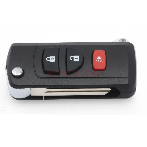 Modified Flip Remote Key Shell 3 Button for Nissan Pathfinder Titan Xterra Quest Frontier Murano