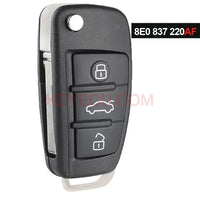 Thumbnail for 8E0 837 220AF / 8E0837220AF Keyless Go Remote Key 3 Button For Audi Q7 433MHz 8E Car Key Fob