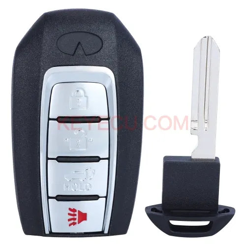 S180144709 Smart Remote Key 4 Button 433.92MHz 4A Fob for Infiniti QX60 2019 2020 FCCID: KR5TXN7