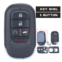 Thumbnail for 5 Button Smart Remote Key Shell Case for Honda Civic CR-V HR-V Pilot 2023 FCCID: KR5TP-4