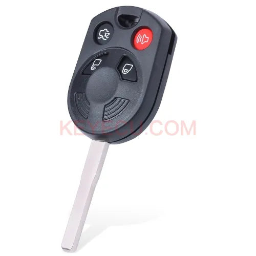 3+1 Button Uncut Remote Key Shell Case Fob for Ford Escape C-Max Focus -HU101