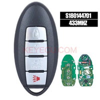 Thumbnail for S180144701 Smart Remote Key Fob 4 Button for Infiniti QX50 2019 KR5TXN1 433.92MHz