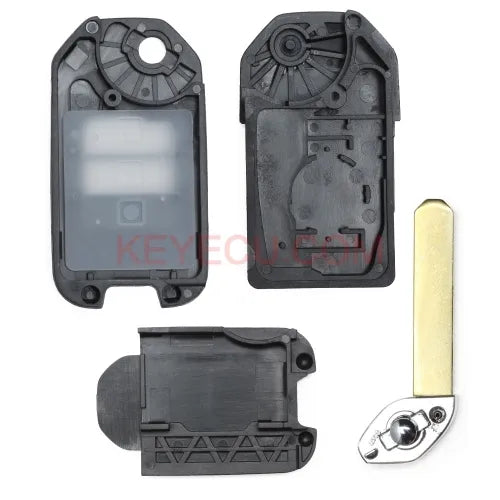 Modified Folding Remote Key Shell Case Fob 2 Button for Honda