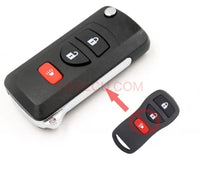 Thumbnail for Modified Folding Remote Key Shell 3 Button for Nissan Altima Maxima