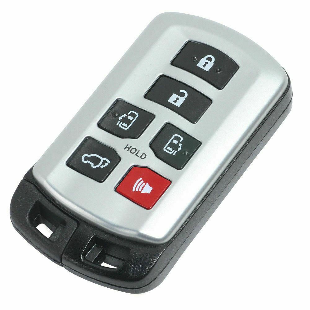 For Toyota Sienna 2011-2019 6 Button Remote Car Key Fob Shell Case