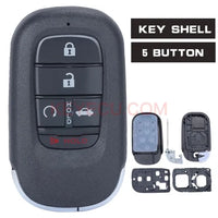 Thumbnail for 5 Button Smart Remote Key Shell Case for Honda Accord 2022 Civic 2023 FCCID: KR5TP-4