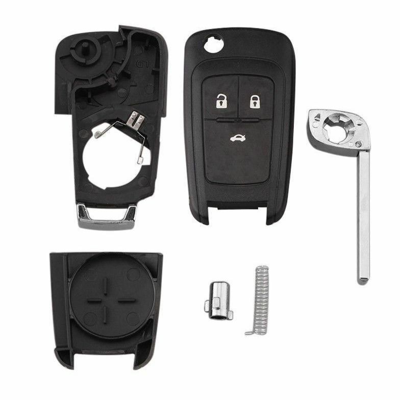 For Chevrolet Opel Vauxhall Insignia Astra 3 Button Remote Flip Key Fob Case Shell