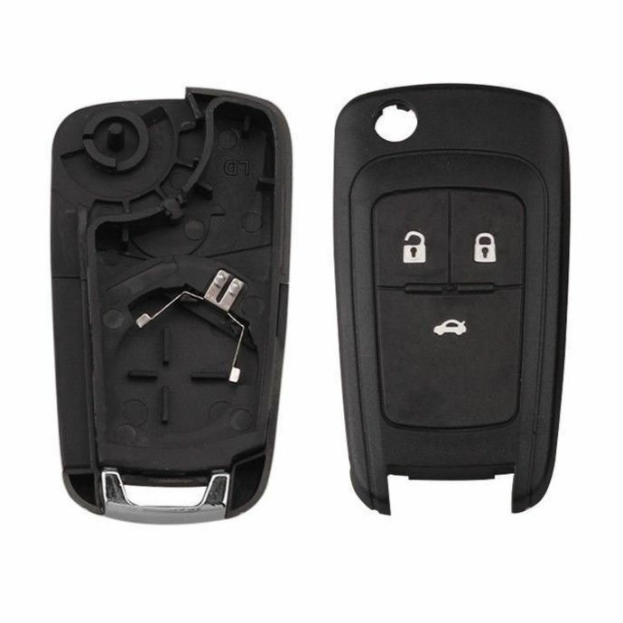 For Chevrolet Opel Vauxhall Insignia Astra 3 Button Remote Flip Key Fob Case Shell