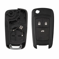 Thumbnail for For Chevrolet Opel Vauxhall Insignia Astra 3 Button Remote Flip Key Fob Case Shell