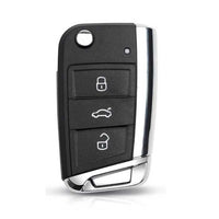 Thumbnail for For Volkswagen Golf 7 GTI MK7 Skoda Octavia A7 Seat 3 Button Remote Car Key Shell Case