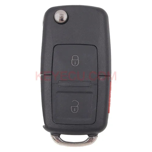 Flip Remote Key 315MHZ/433MHz ID46 2+1 Button VW B5 Style for Hyundai Tucson