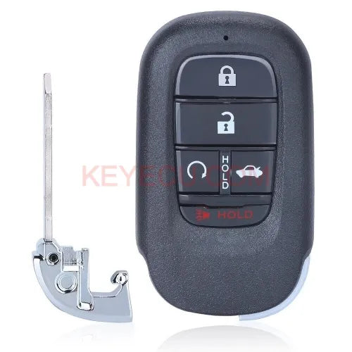 5 Button Smart Remote Key Shell Case for Honda Accord 2022 Civic 2023 FCCID: KR5TP-4