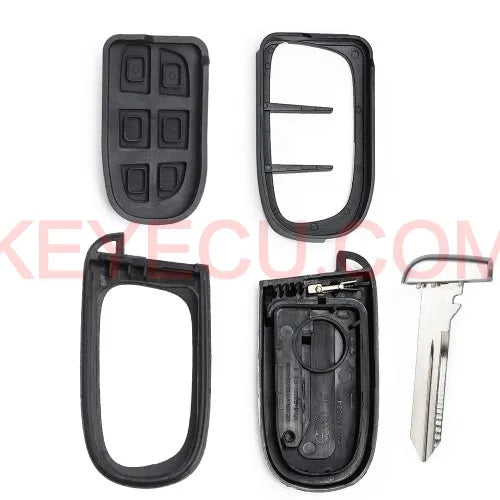 Remote Smart Key Fob Shell Case 4 Button Pad Cover for Jeep Cherokee Ram GQ4-54T