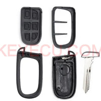 Thumbnail for Remote Smart Key Fob Shell Case 4 Button Pad Cover for Jeep Cherokee Ram GQ4-54T