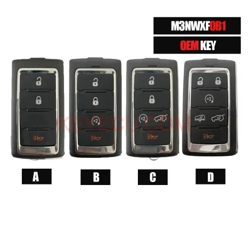 FCCID: M3NWXF0B1 Smart Remote Key 433MHz Fob for Jeep Wagoneer 2021 68377534AB