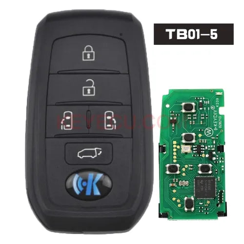 KEYDIY Smart KD Universal Remote Key 8A TB01 TB02 TB36 Fob for Toyota Camry Lexus Board ID: 0020, F43, 0010, 2110, 0351, 0410 ,0440, 2150, 0120, 2020,