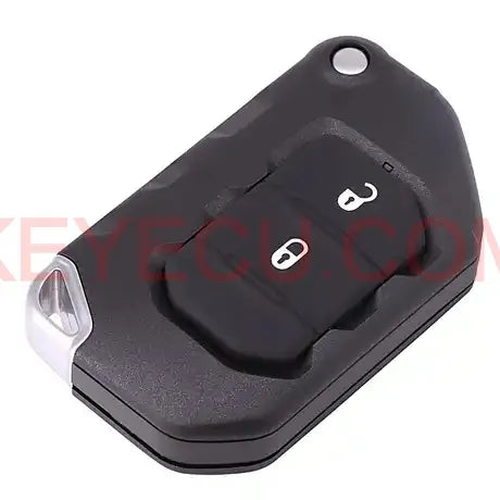 OHT11302612 Button Flip Remote Key ASK 433MHZ PCF7939M 4A Chip for Jeep Wrangler 2018-2019 PN: 68416782AA