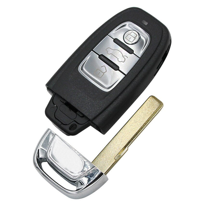 For Audi A3 A4 A5 A6 A8 Quattro Q5 Q7 A6 A8 3 Button Remote Car Key Shell Case