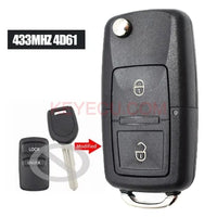 Thumbnail for Upgrade Flip Remote Key Fob 433MHz 4D61 Chip for Mitsubishi Outlander Lancer 2003 2004 2005 2006 Mit11 Blade