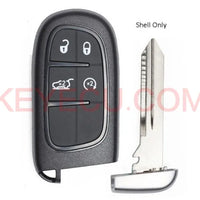 Thumbnail for Remote Smart Key Fob Shell Case 4 Button Pad Cover for Jeep Cherokee Ram GQ4-54T