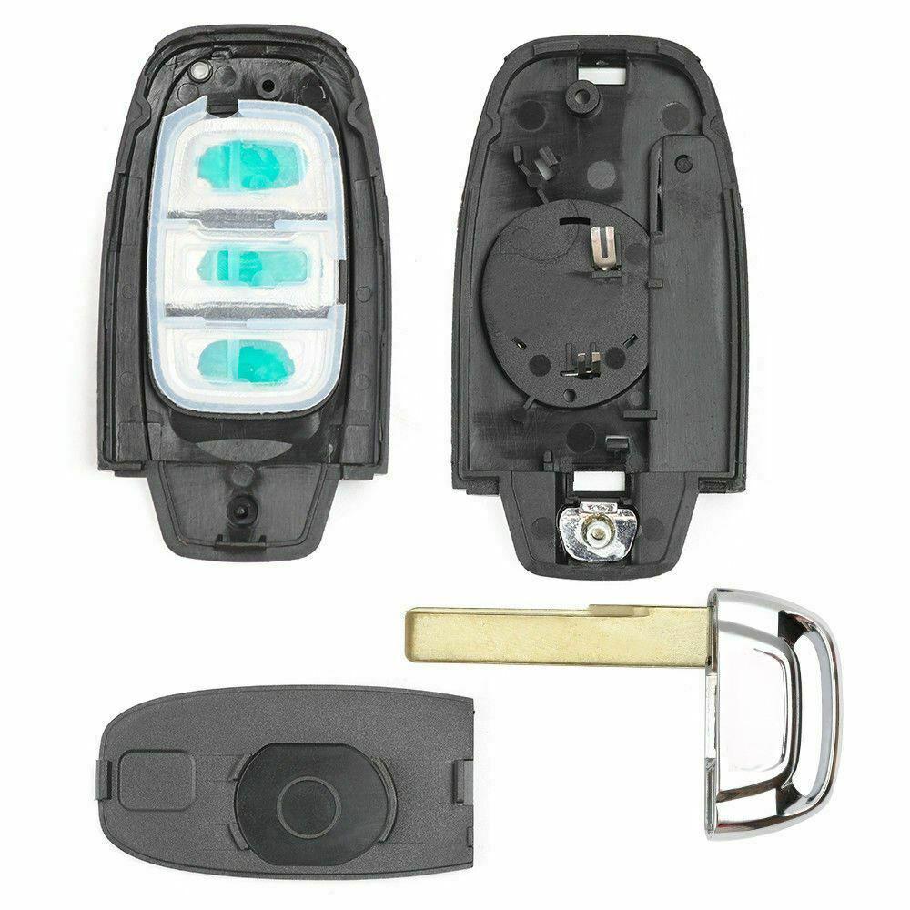 For Audi A6L Q7 Keyless-go Flip Model Upgraded Smart Remote Car Key Fob Shell Case