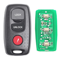 Thumbnail for For Mazda 3 6 315MHz FCC KPU41846 Model 41846 3 Button Remote Car Key