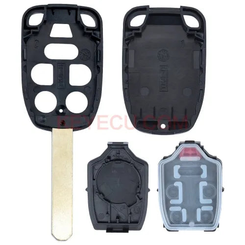 Replacement Remote Car Key Shell Case Fob 6 Button for Honday Odyssey 2011-2013