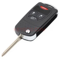 Thumbnail for Modified Flip Remote Key Shell 3+1 Button for Chrysler