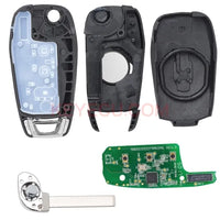 Thumbnail for Original Board 434MHz 4A Chip 2B / 3 Button Remote Flip Key For 2015 Chevrolet Cruze 2 Button For 2021 Chevrolet Spark Sonic With Logo