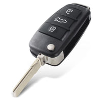 Thumbnail for For Audi A3 A4 A5 A6 A8 Q5 Q7 TT 3 Button Remote Car Key Fob Shell Case