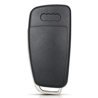 Thumbnail for For Audi A3 A4 A5 A6 A8 Q5 Q7 TT 3 Button Remote Car Key Fob Shell Case