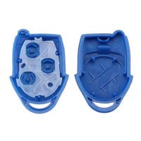 Thumbnail for For Ford Escape Focus Transit Connect Mk7 3 Button Remote Car Key Fob Shell Case - Blue