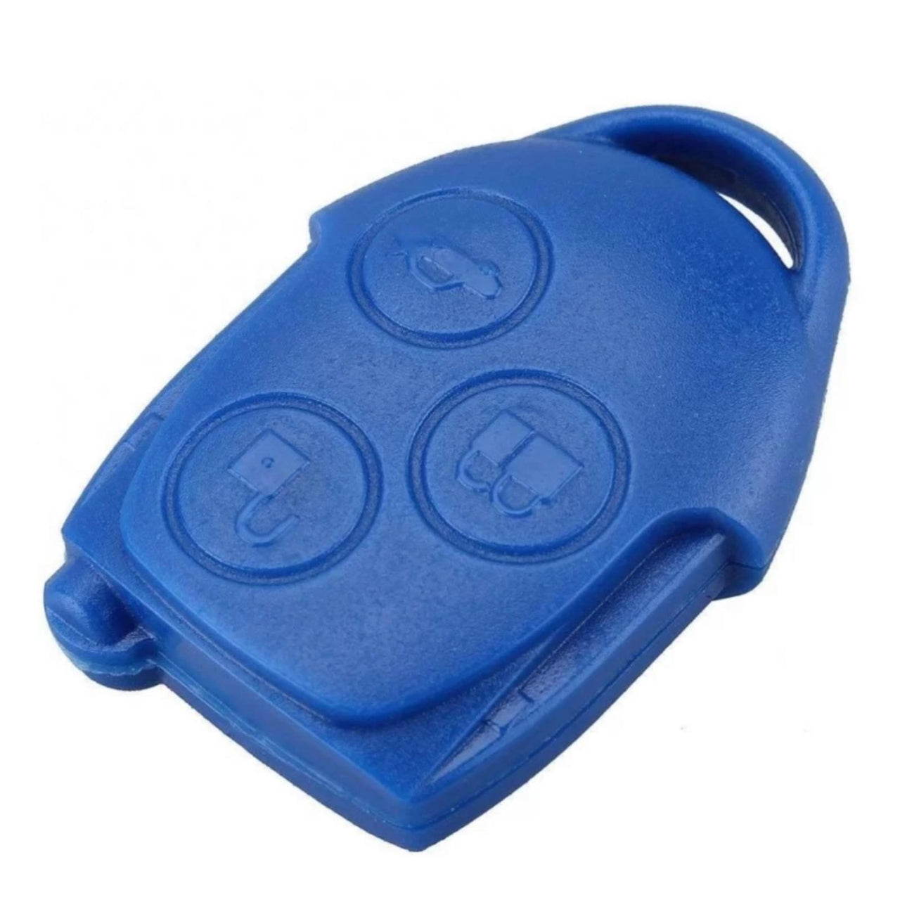 For Ford Escape Focus Transit Connect Mk7 3 Button Remote Car Key Fob Shell Case - Blue