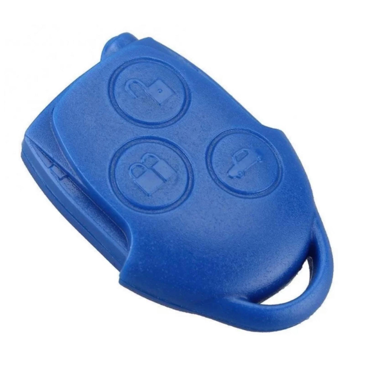 For Ford Escape Focus Transit Connect Mk7 3 Button Remote Car Key Fob Shell Case - Blue