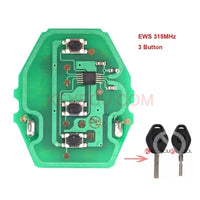 Thumbnail for EWS Remote Control Circuit Board 3 Button 315MHZ/433MHZ for BMW 3 5 7S E38 E39 E46