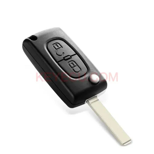 OEM Remote Key CE0536 0536 Flip Key 2 Button ASK / FSK 433MHz ID46 for Peugeot 207 307 407 408 308 ,for Citroen C2 C3 C4 C6 C8 HU83/VA2