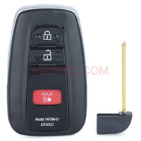 Thumbnail for Remote Key Shell Case 2+1 Button for Toyota Prius Prime 2017 18 2019 2020 2021 HYQ14FBE