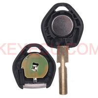 Thumbnail for New Uncut Led Light Virgin Transponder Chip ID44 Ignition Car Key for BMW HU58