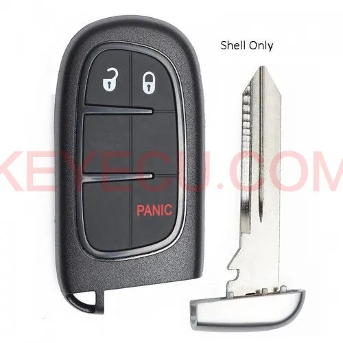 Remote Smart Key Fob Shell Case Button Pad Cover for Jeep Cherokee Ram FCC: GQ4-54T