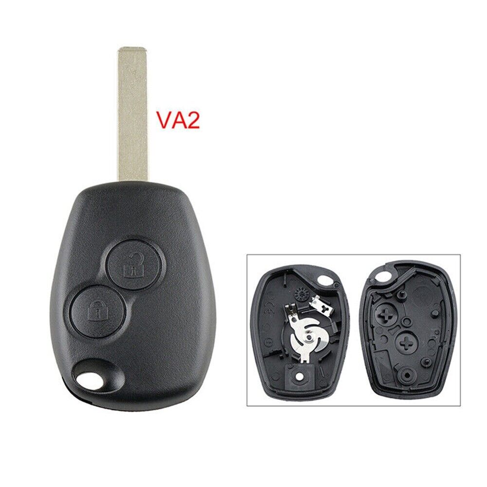 For Renault Clio Dacia Logan VA2 Blade 2 Buttons Remote Car Key Case Fob