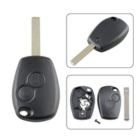 Thumbnail for For Renault Clio Dacia Logan VA2 Blade 2 Buttons Remote Car Key Case Fob